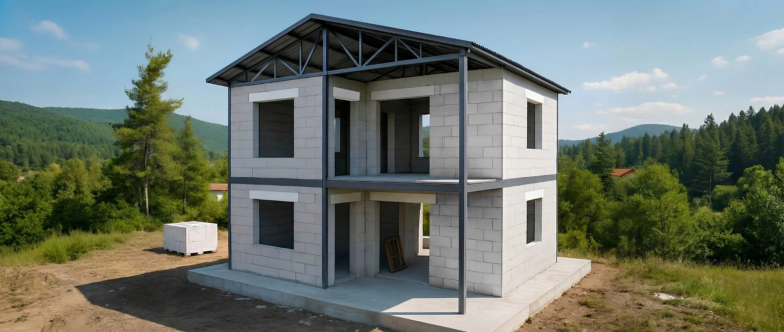 VillaPiri çelik konstrüksiyon ev projesi