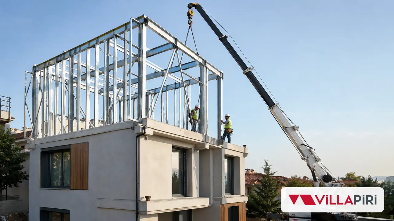 Betonarme Evin Üzerine Çelik Ev Yapılır mı